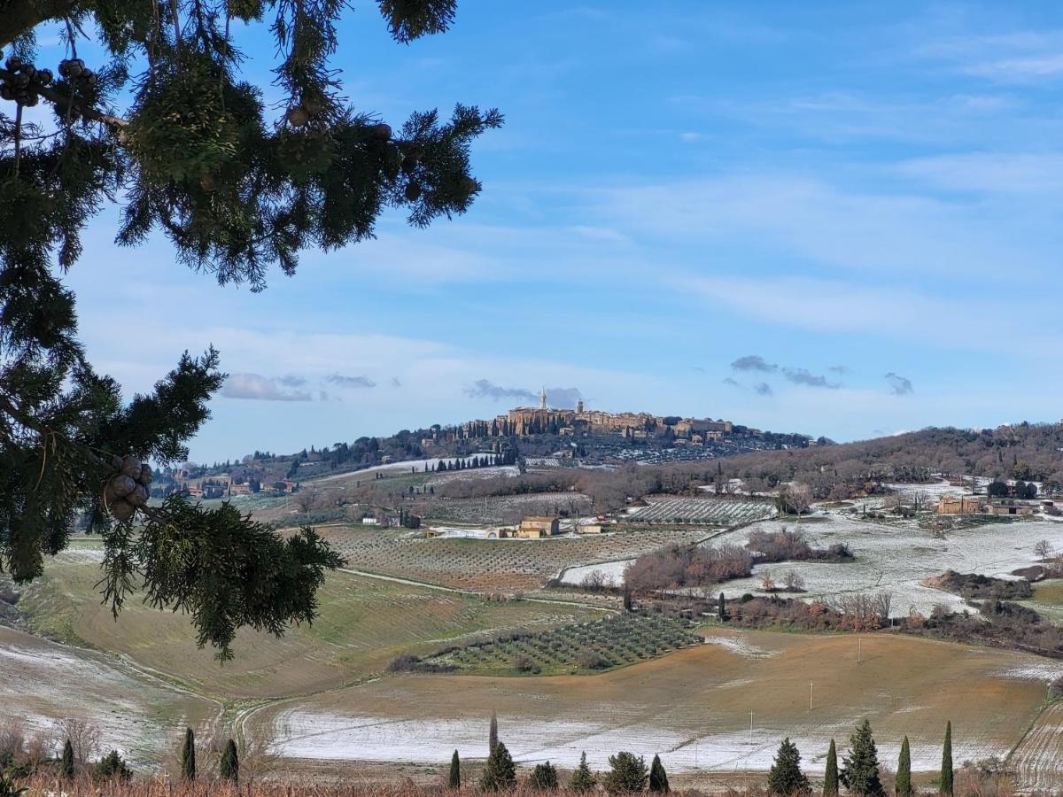 Apartament Casa Per L'Osticcio Vista Sulla Val D'Orcia Montalcino Zewnętrze zdjęcie