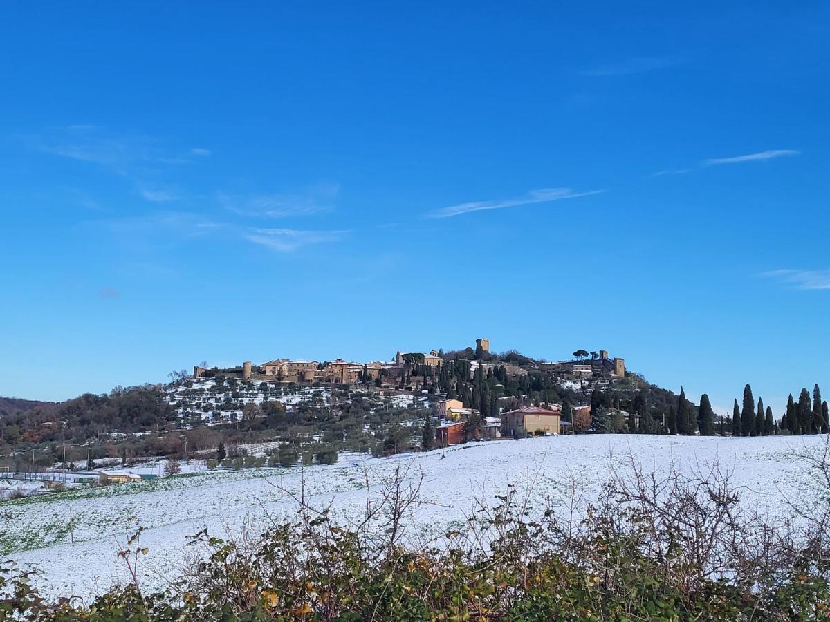 Apartament Casa Per L'Osticcio Vista Sulla Val D'Orcia Montalcino Zewnętrze zdjęcie