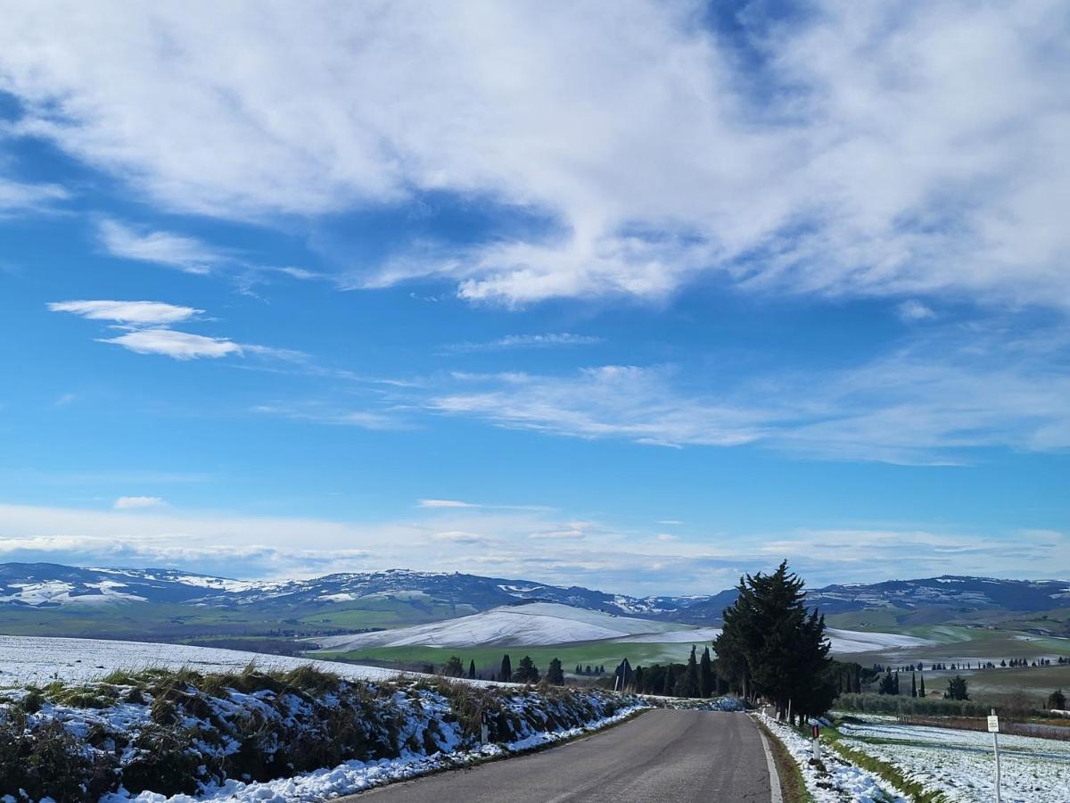 Apartament Casa Per L'Osticcio Vista Sulla Val D'Orcia Montalcino Zewnętrze zdjęcie