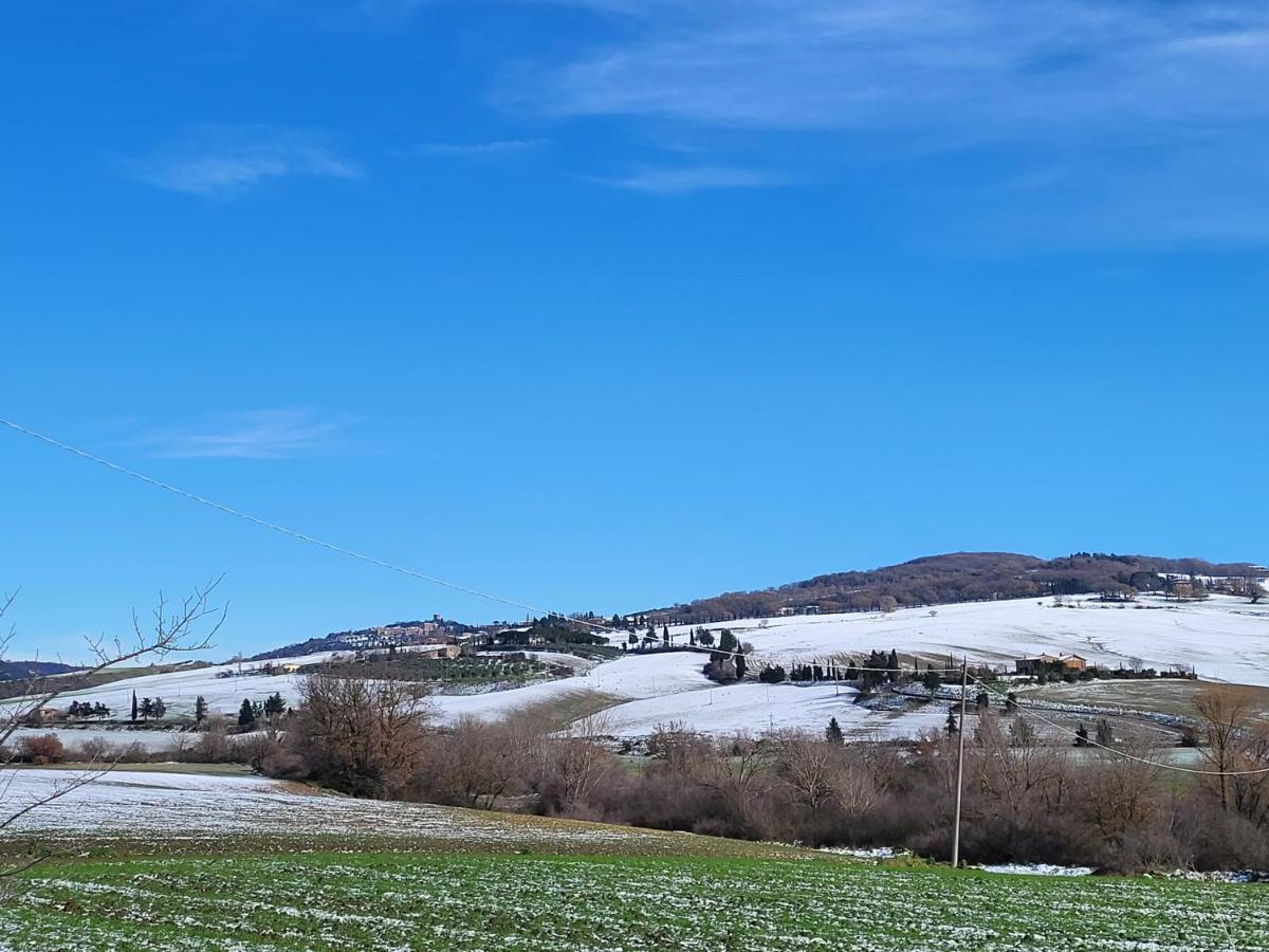 Apartament Casa Per L'Osticcio Vista Sulla Val D'Orcia Montalcino Zewnętrze zdjęcie